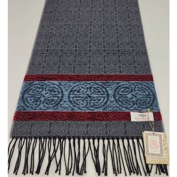 Calzeat Celtic Collection 70"x15" Woven Scarf Neck Wrap Table Runner Scotland - Picture 10 of 15
